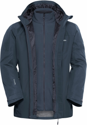 Jack Wolfskin Taubenberg 3in1 Funktionsjacke mit Kapuze