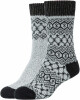 Camano Wmn Cosy Jacquard Socks 2p Mehrfachgrößen