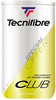 Weiße Dose mit Tecnifibre-Logo und Aufschrift Club.