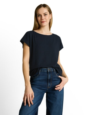 Tom Tailor Boatneck Struct. női póló