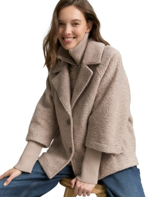 Tom Tailor Boucle Cape női kabát