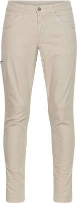 Beige Hose mit Taschen und Nähten an den Knien. Beige Hose mit Taschen und Nähten an den Knien.