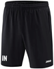 Schwarze Sporthose mit weißem "IN" und "JAKO" Logo.
