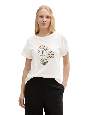 Tom Tailor Loose Knit női póló