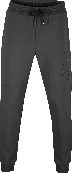 Herren dunkelgraue Jogginghose mit Seitentasche.