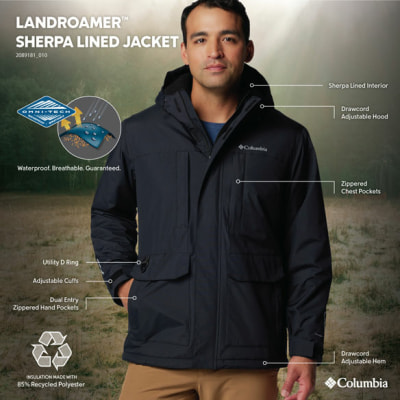 Columbia Landroamer Sherpa férfi kapucnis kabát
