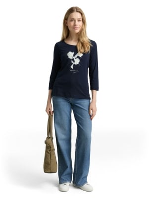 Tom Tailor Crew Neck FrontPrint női póló Tom Tailor Crew Neck FrontPrint női póló