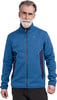 Ein Mann mittleren Alters mit grauem Haar und Bart in einer blauen Fleecejacke.
