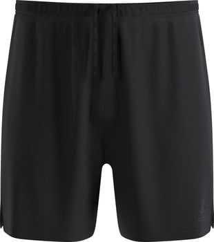 Schwarze Sporthose mit Markenlogo auf der linken Seite.