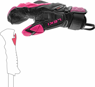 Leki WCR Venom SL 3D Fäustlinge