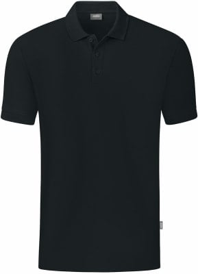 Schwarzes Herren-Poloshirt mit kurzen Ärmeln und Kragen. Schwarzes Herren-Poloshirt mit kurzen Ärmeln und Kragen.