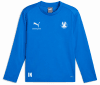 Blaues Puma Langarmshirt mit Logos und Schriftzug IN.