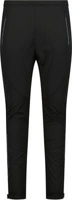 Schwarze Sporthose mit reflektierenden Details und Reißverschlusstaschen. Schwarze Sporthose mit reflektierenden Details und Reißverschlusstaschen.