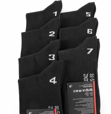 Lenz Duos 7er-Pack Sneakersocken