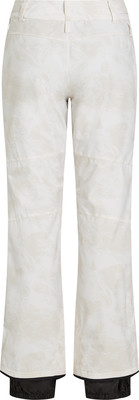 Weiße Winterhose mit feinem Muster und schwarzen Beinabschlüssen. Weiße Winterhose mit feinem Muster und schwarzen Beinabschlüssen.