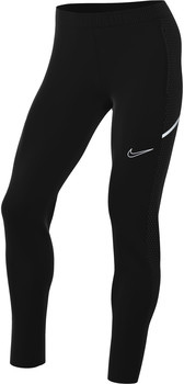 Schwarze Nike Sporthose mit Logo und perforiertem Einsatz.