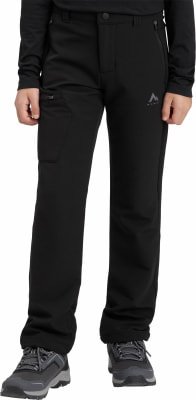 Schwarze Outdoorhose mit McKinley-Logo und Reißverschlusstaschen. Schwarze Outdoorhose mit McKinley-Logo und Reißverschlusstaschen.