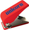 Roter Locher mit blauer Unicorn-Aufschrift.