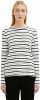 Tom Tailor TOM TAILOR Crew Neck Stripe női póló hosszú ujjú