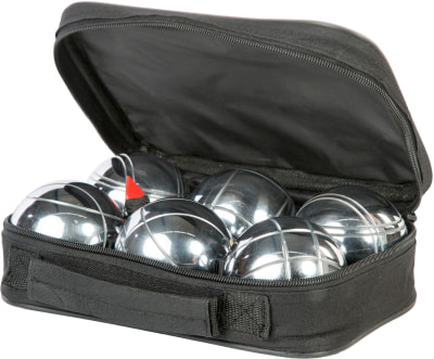 Nobrand Boule készlet 6 boccia golyó és 1 fa célgolyó