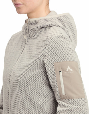 Damenjacke von McKinley mit Kapuze und durchgehendem Reißverschluss. Damenjacke von McKinley mit Kapuze und durchgehendem Reißverschluss.