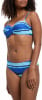 Firefly Maggy Batik Stripes Bandeaux Bikini-Set
