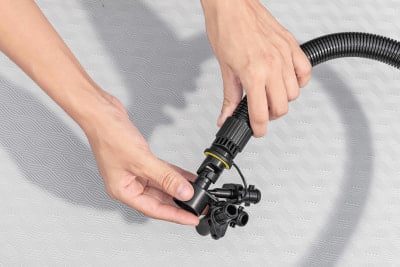 Bestway Elektro Pumpe mit Aufsätzen