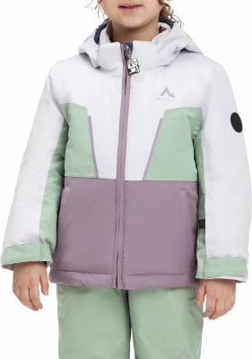 Kinder-Skijacke in Pastellfarben mit McKinley-Logo. Kinder-Skijacke in Pastellfarben mit McKinley-Logo.
