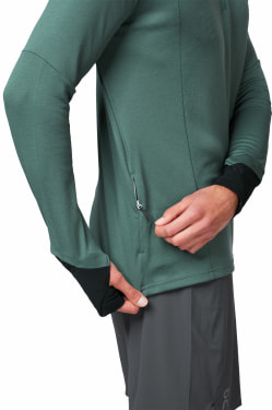 Weather T-Shirt mit Zipp