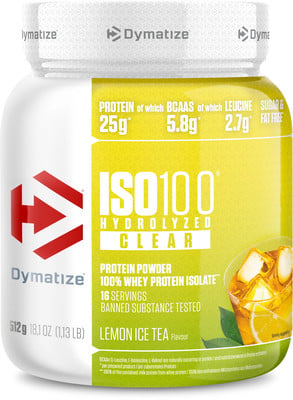 Dymatize ISO100 Hydrolyzed Clear Proteinpulver Dymatize ISO100 Hydrolyzed Clear Proteinpulver