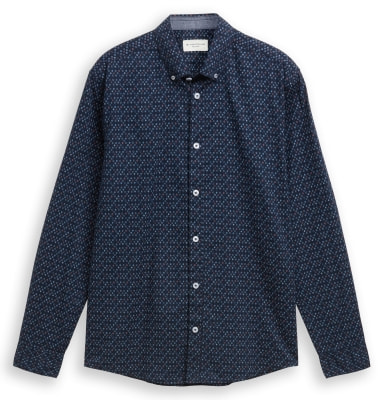 Tom Tailor Printed Shirt férfi hosszú ujjú ing