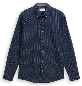 Tom Tailor Printed Shirt férfi hosszú ujjú ing