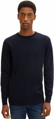Tom Tailor TOM TAILOR Basic Crew Neck pulóver