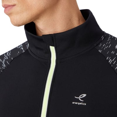 Energetics Rono langarm Laufshirt mit Halfzip