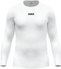 Weißes Langarmshirt mit JAKO-Logo auf der Brust.