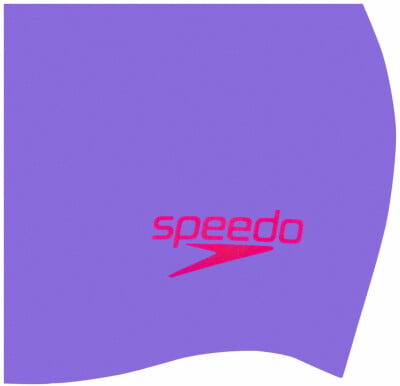 Speedo Plain Moulded Silc Badehaube