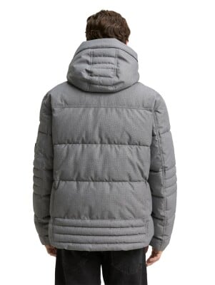 Tom Tailor Puffer Jacket férfi kapucnis kabát