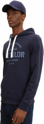 Tom Tailor Basic Printed férfi kapucnis pulóver Tom Tailor Basic Printed férfi kapucnis pulóver
