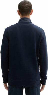 TOM TAILOR Hybrid Sweat Jkt pulóver