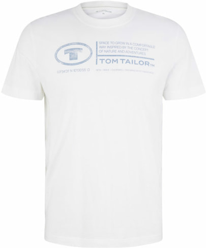TOM TAILOR Printed Crewneck póló