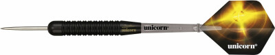 Unicorn Black Brass Gary Anderson 3er-Set Steel Dartpfeile