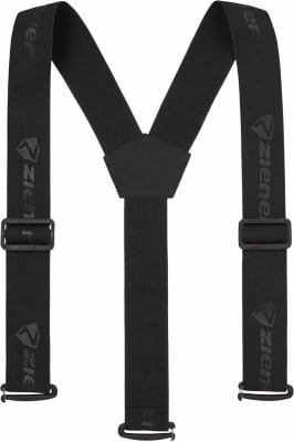 Schwarze Herren Hosenträger mit Markenlogo, verstellbar mit Schnallen. Schwarze Herren Hosenträger mit Markenlogo, verstellbar mit Schnallen.