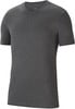 Dunkelgraues Herren-T-Shirt von Nike mit kurzen Ärmeln.