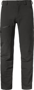 Herren dunkelgraue Outdoorhose mit Reißverschlüssen und Logo.