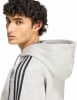 adidas M 3S FL FZ HD Sweatjacke mit Kapuze