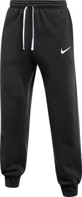 Schwarze Nike Jogginghose mit weißem Kordelzug und Logo. Schwarze Nike Jogginghose mit weißem Kordelzug und Logo.