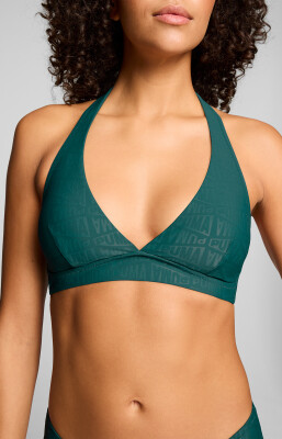 Puma Embossed V-Neck Plunge Bikino-Oberteil Puma Embossed V-Neck Plunge Bikino-Oberteil