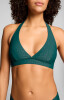 Puma Embossed V-Neck Plunge Bikino-Oberteil