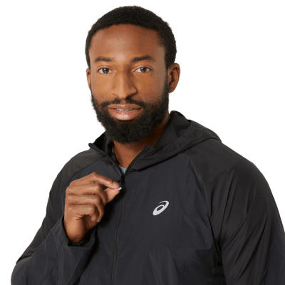Asics Road Windjacke mit Kapuze