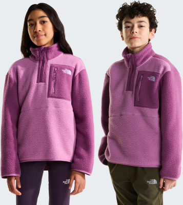 The North Face THE NORTH FACE Teen Yumiori 1/4 Zip Midlayer 100%PES The North Face THE NORTH FACE Teen Yumiori 1/4 Zip Midlayer 100%PES